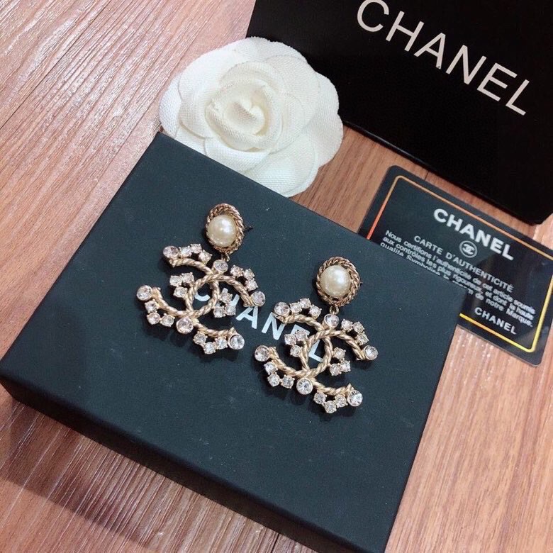 Ch*el earrings